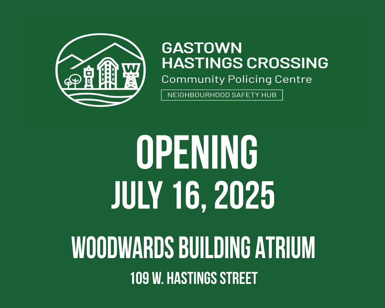 Gastown-Hastings Crossing Community Policing Centre Opens: A New Era for Community Safety